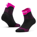 Black Pink Quarter Crew Training Socks | Customizable Logo & Accent Socks 50 Pairs MOQ