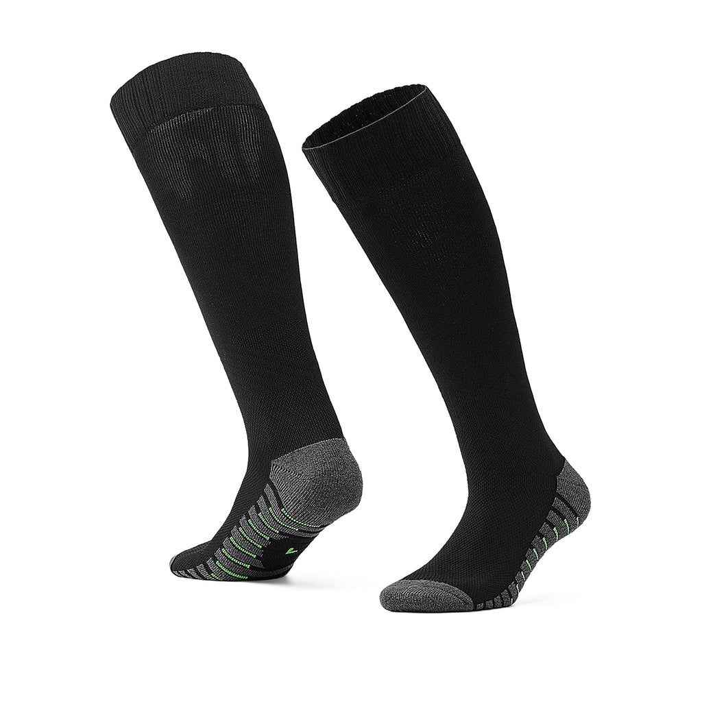 Black Gray Green Training Soccer Socks |Campus League All-Purpose