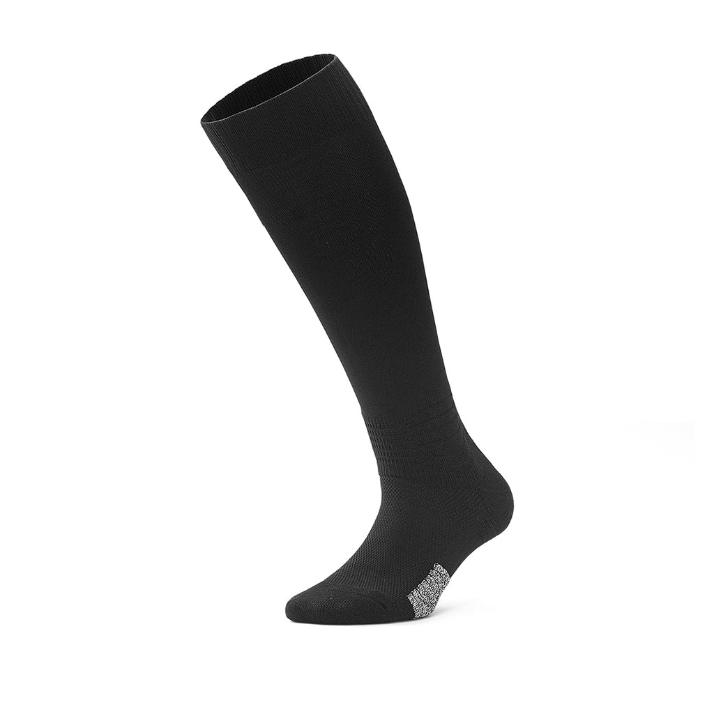 Black Anti-Slip Youth Soccer Socks | Custom Logo Training Socks