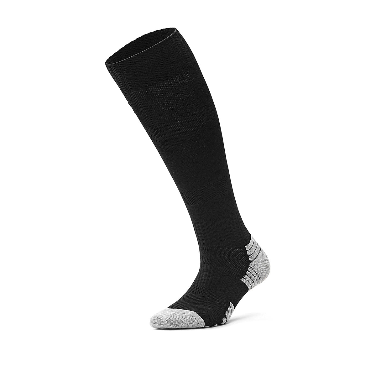 Black Evening Training Soccer Socks | Hard Court Anti-Slip