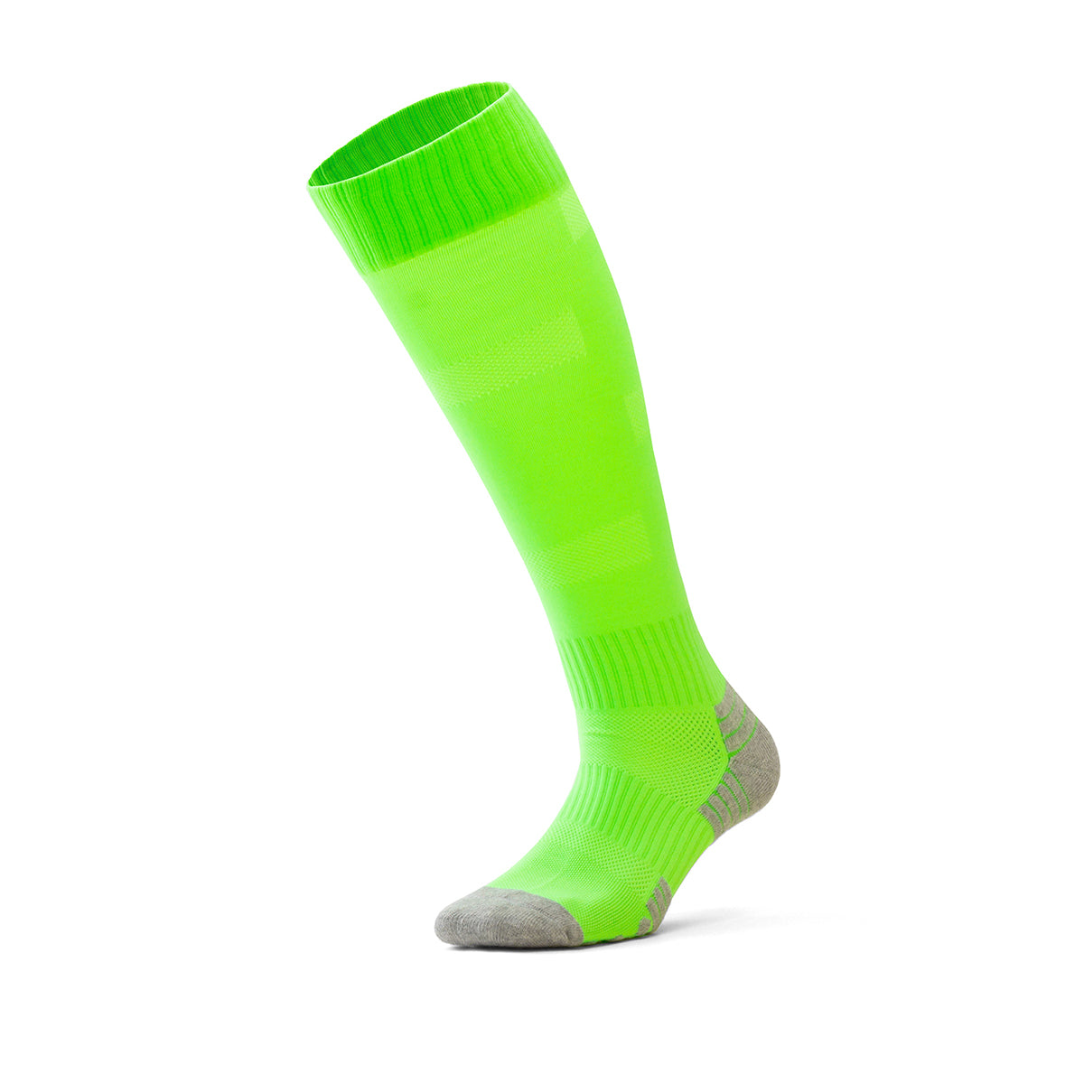 Neon Green Night Training Socks | High-Visibility Anti-Slip
