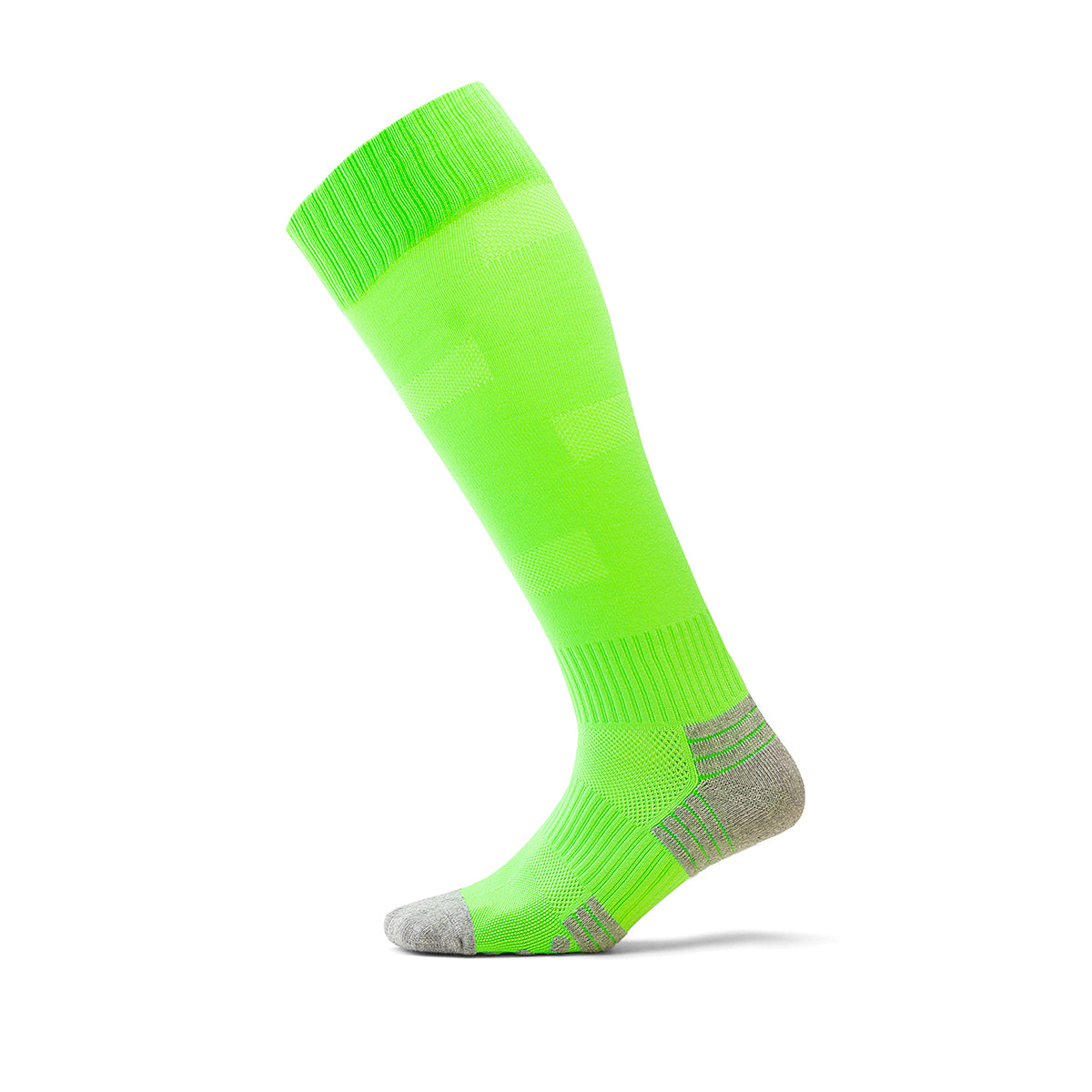Neon Green Night Training Socks | High-Visibility Anti-Slip