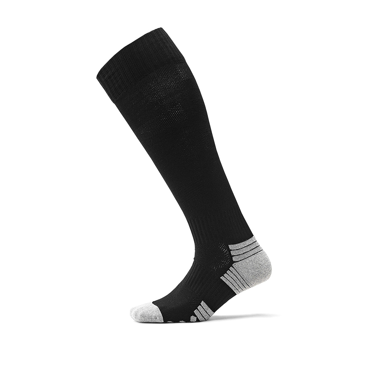 Black Evening Training Soccer Socks | Hard Court Anti-Slip