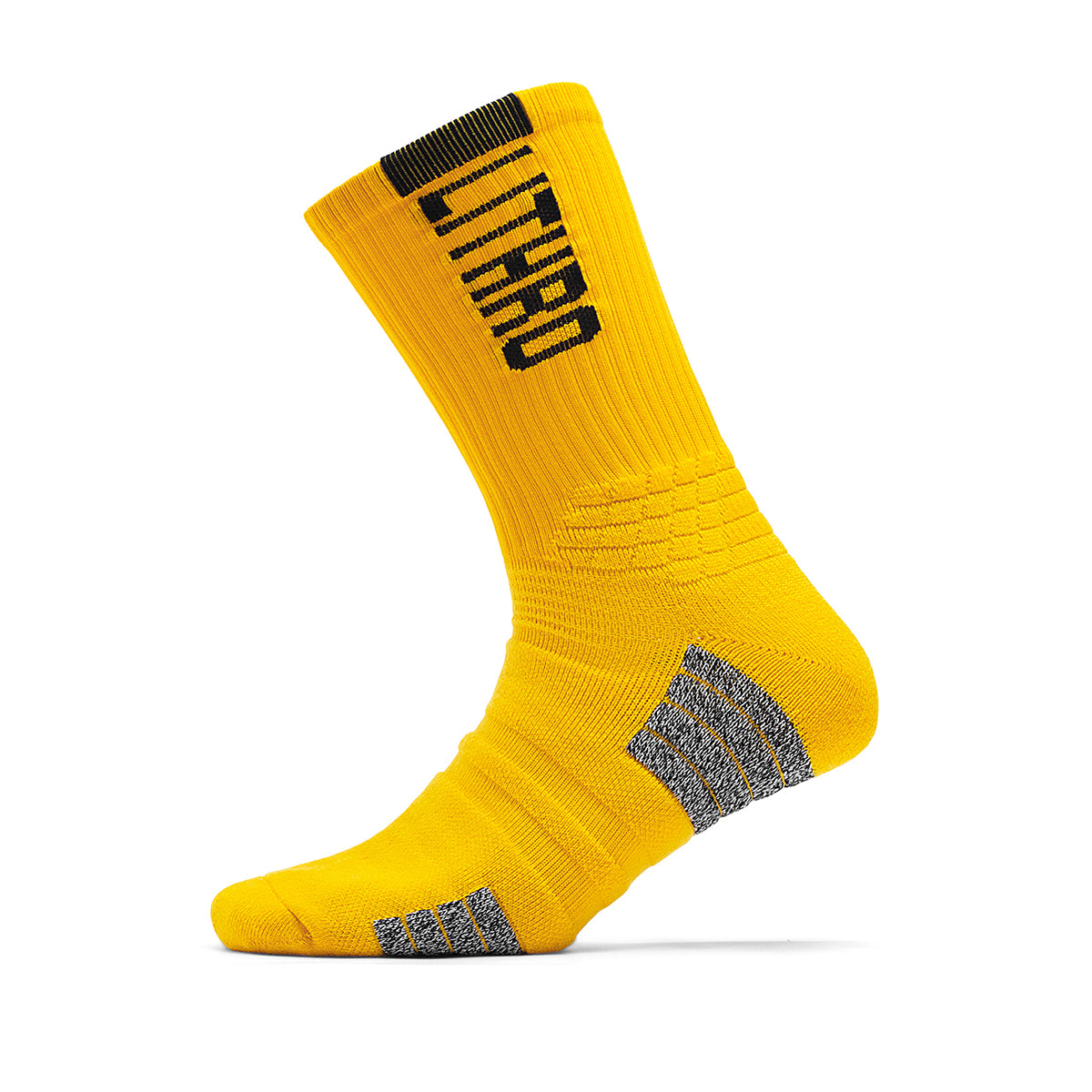 Yellow High-Visibility Basketball Socks