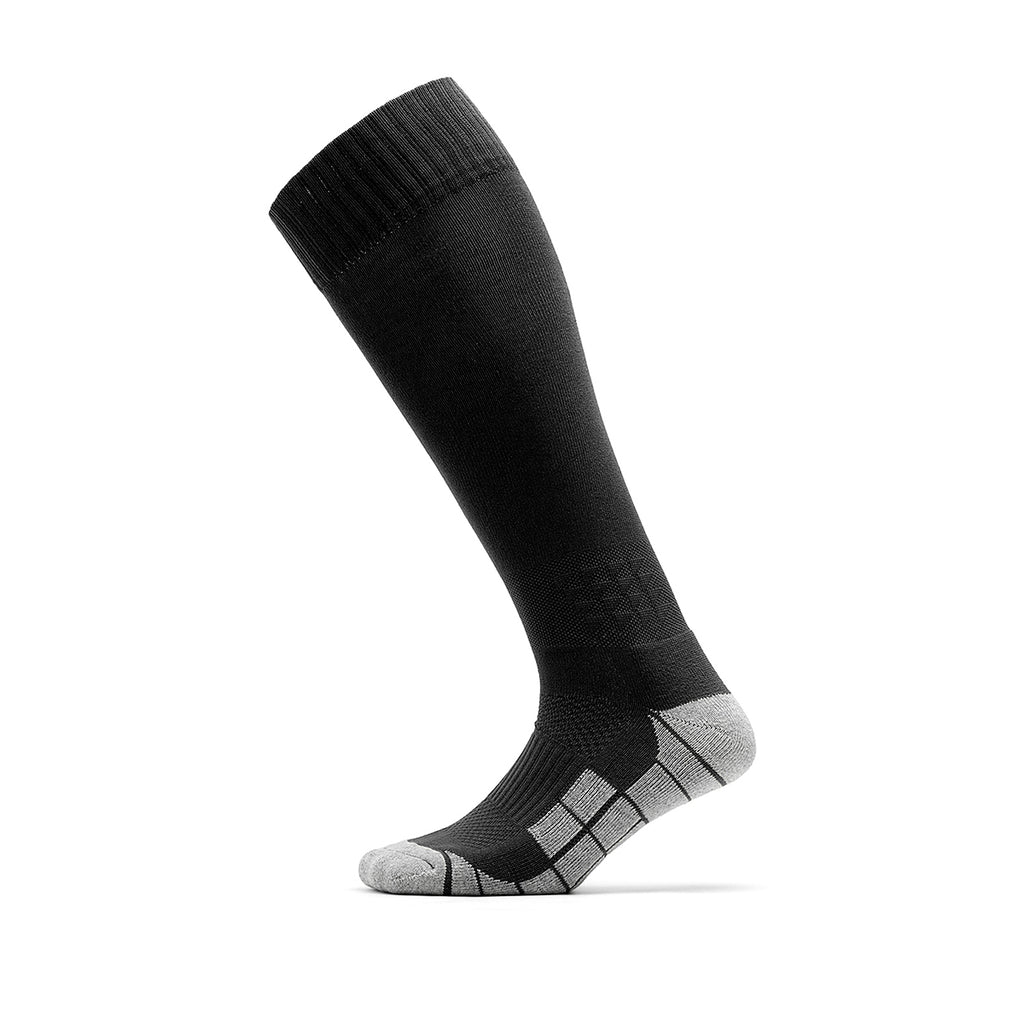 Black Anti-Slip Soccer Socks | Customizable Logo Team Football Socks