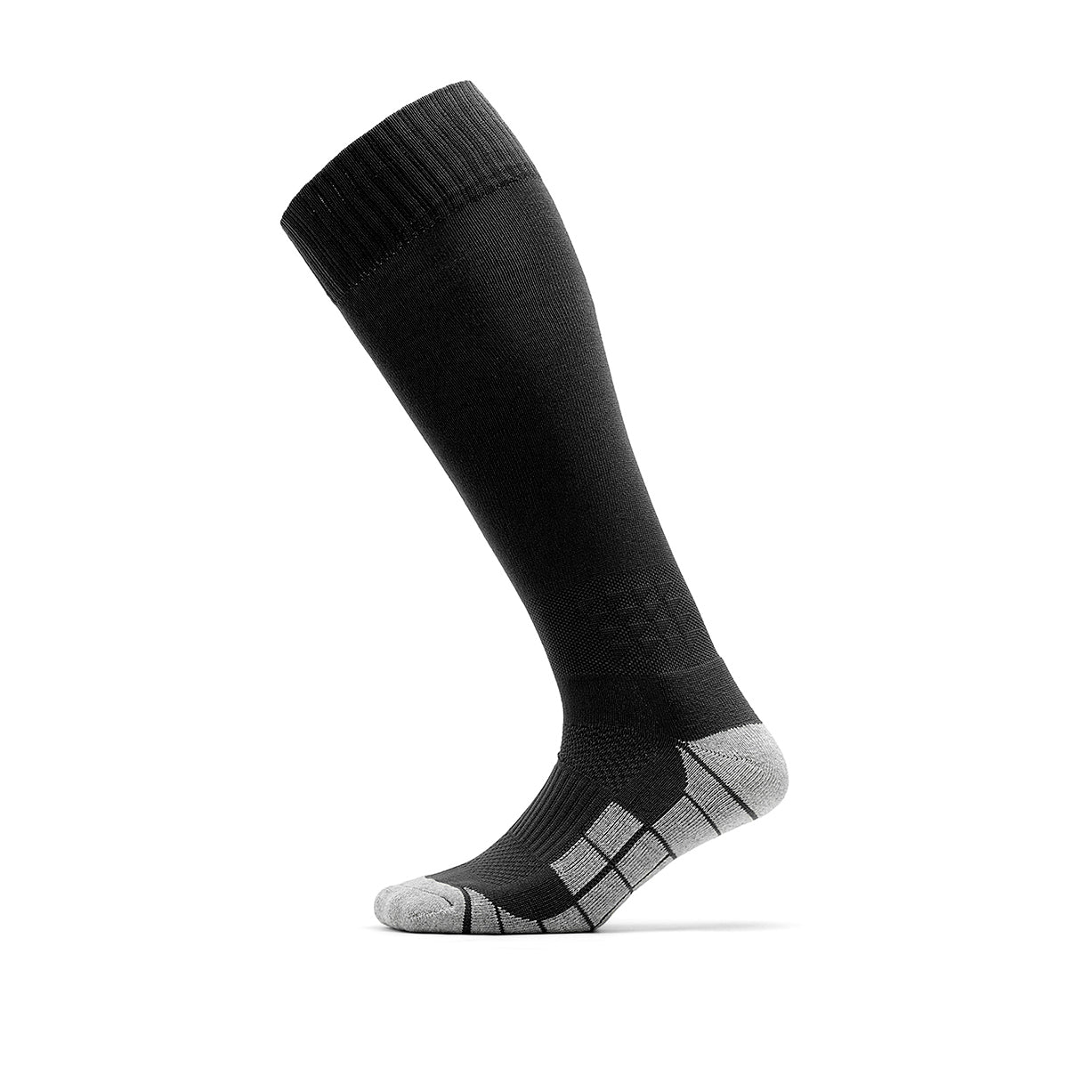 Black Anti-Slip Soccer Socks | Customizable Logo Team Football Socks