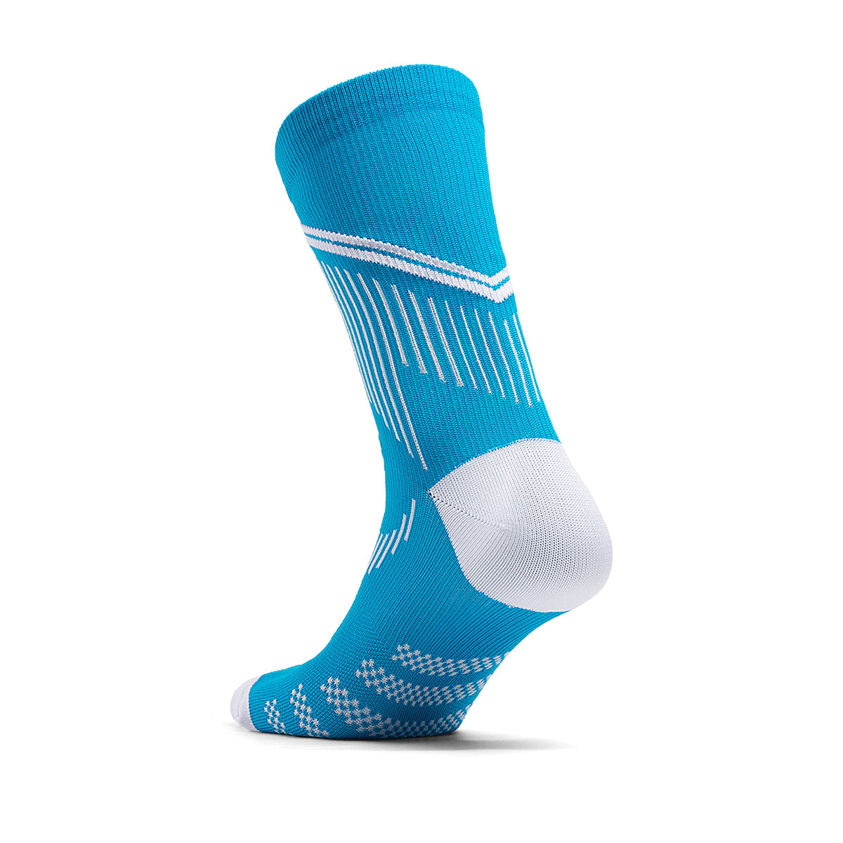 Summer Road Marathon Running Socks | OEM Breathable Quick-Dry Blue-White Athletic Socks