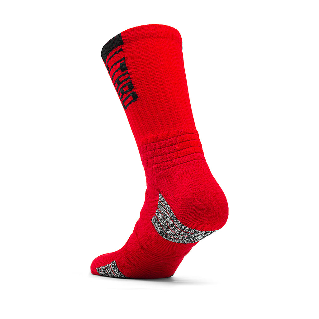 League Uniform Red Basketball Socks