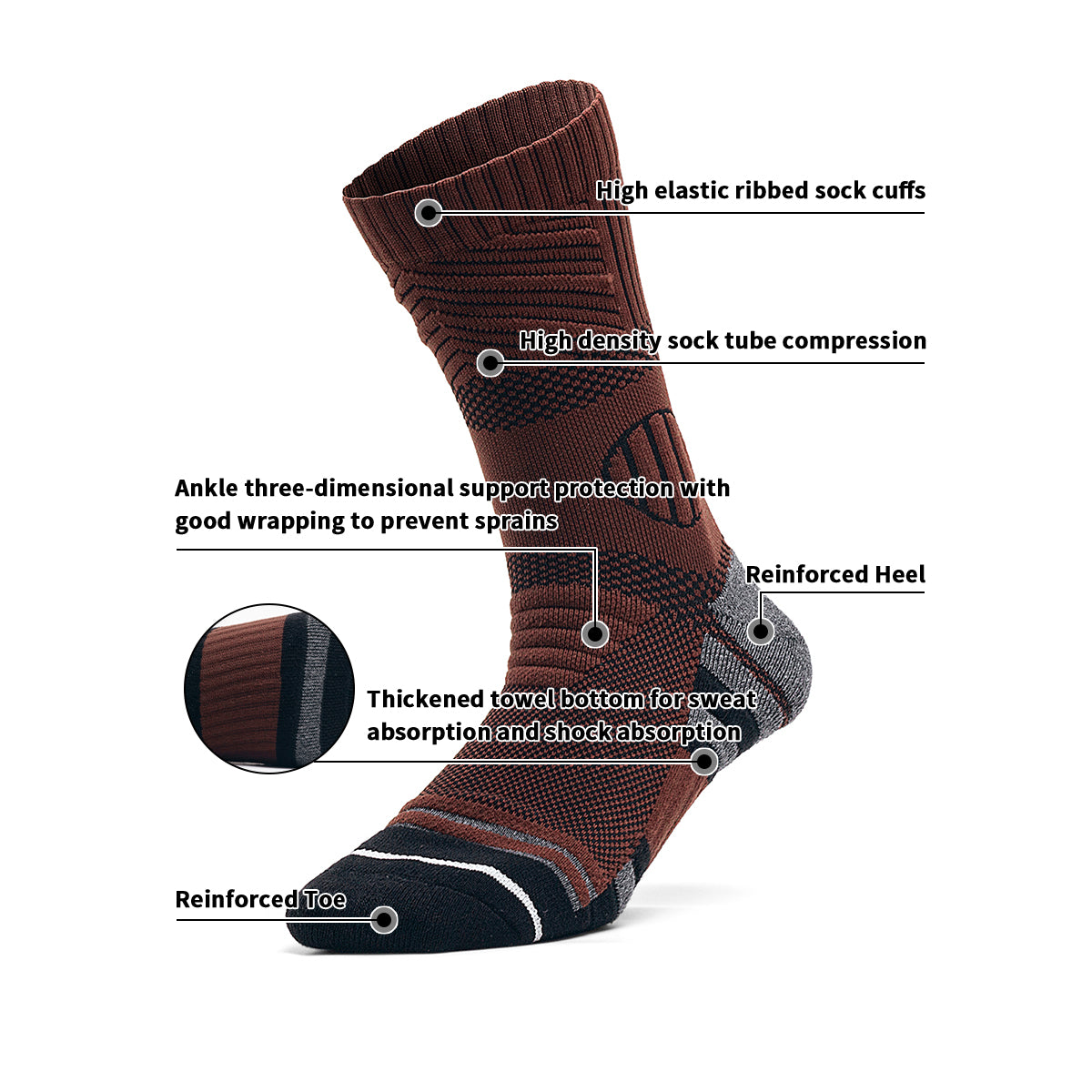 Protection Pro Basketball Socks