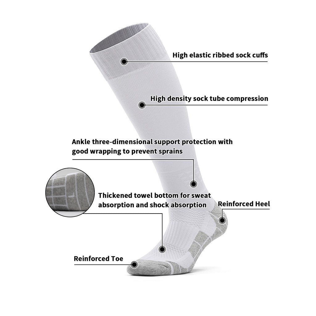 Custom Youth Campus Summer Soccer Socks | OEM Lightweight Breathable School Football Socks