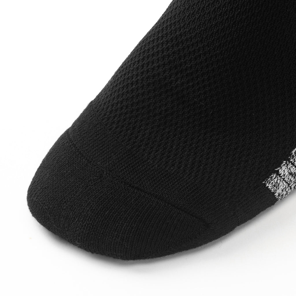 Black Anti-Slip Youth Soccer Socks | Custom Logo Training Socks
