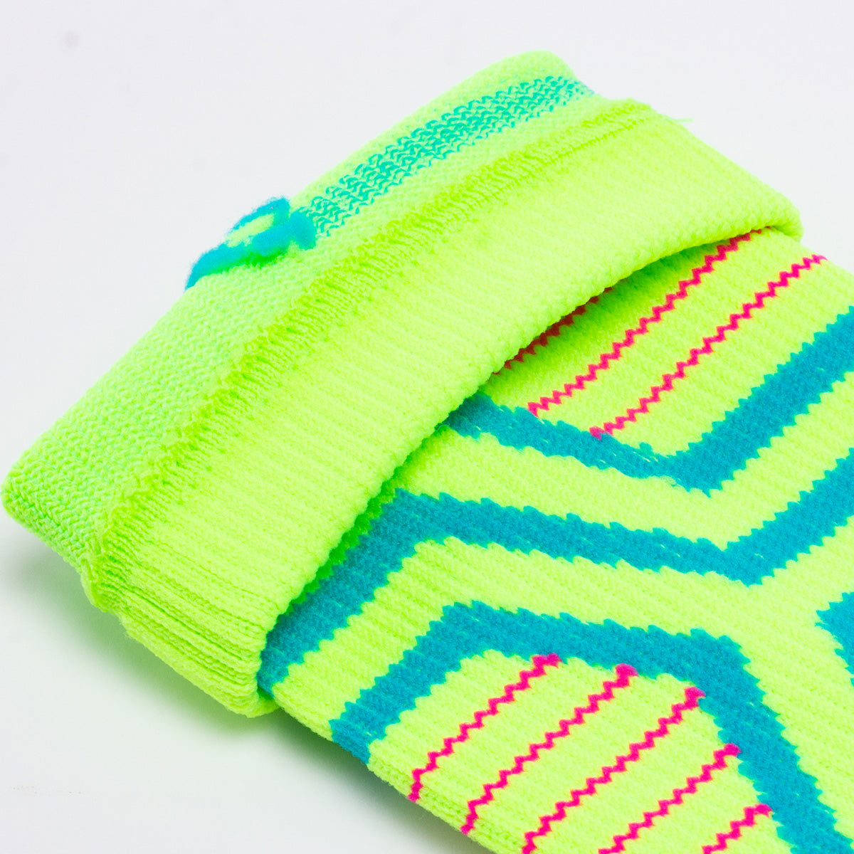 OEM Neon Green High-Visibility Mountain Bike Race Socks | 50 Pairs MOQ