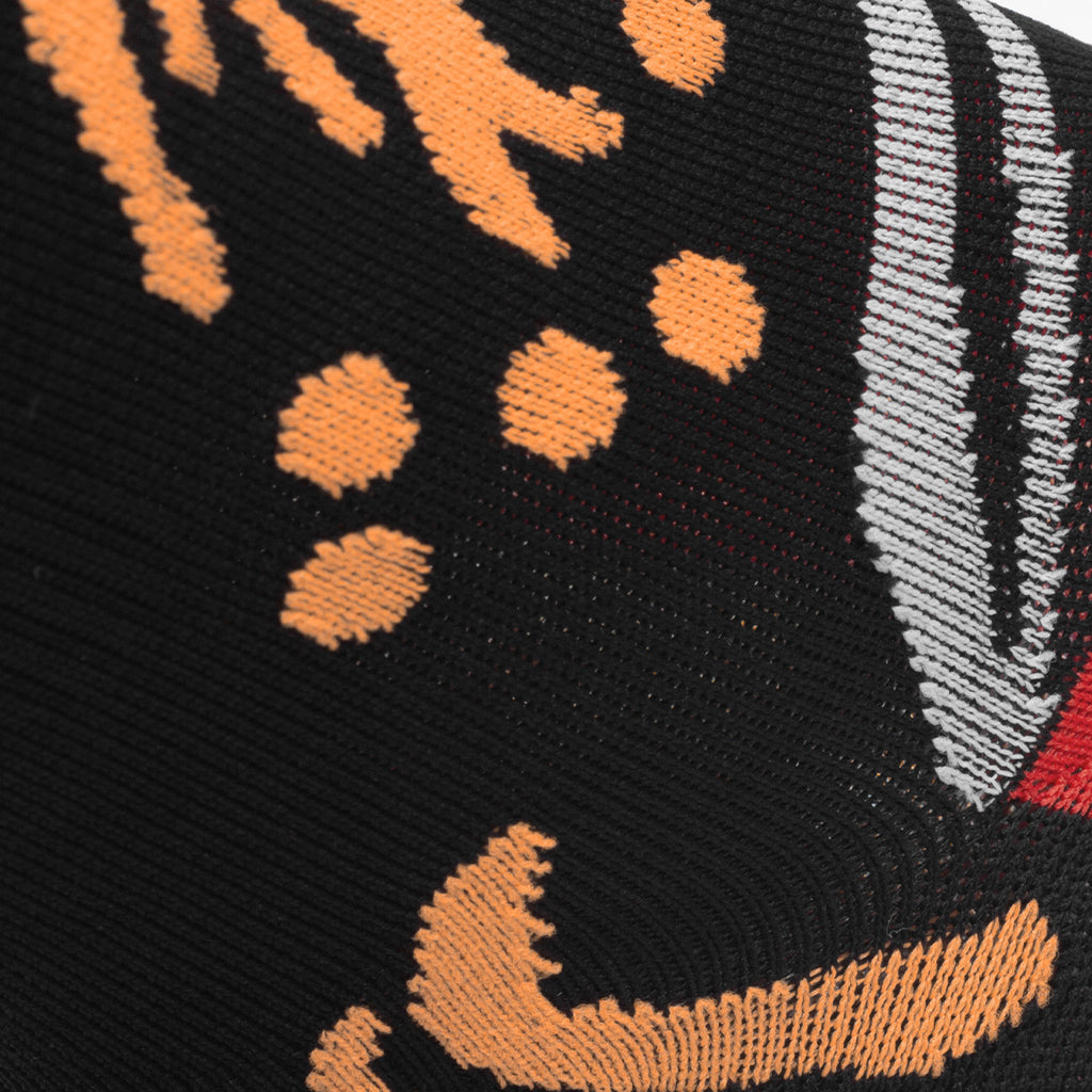 Anti-Slip Grip Cycling Socks | OEM Flame Pattern Urban Bike Socks