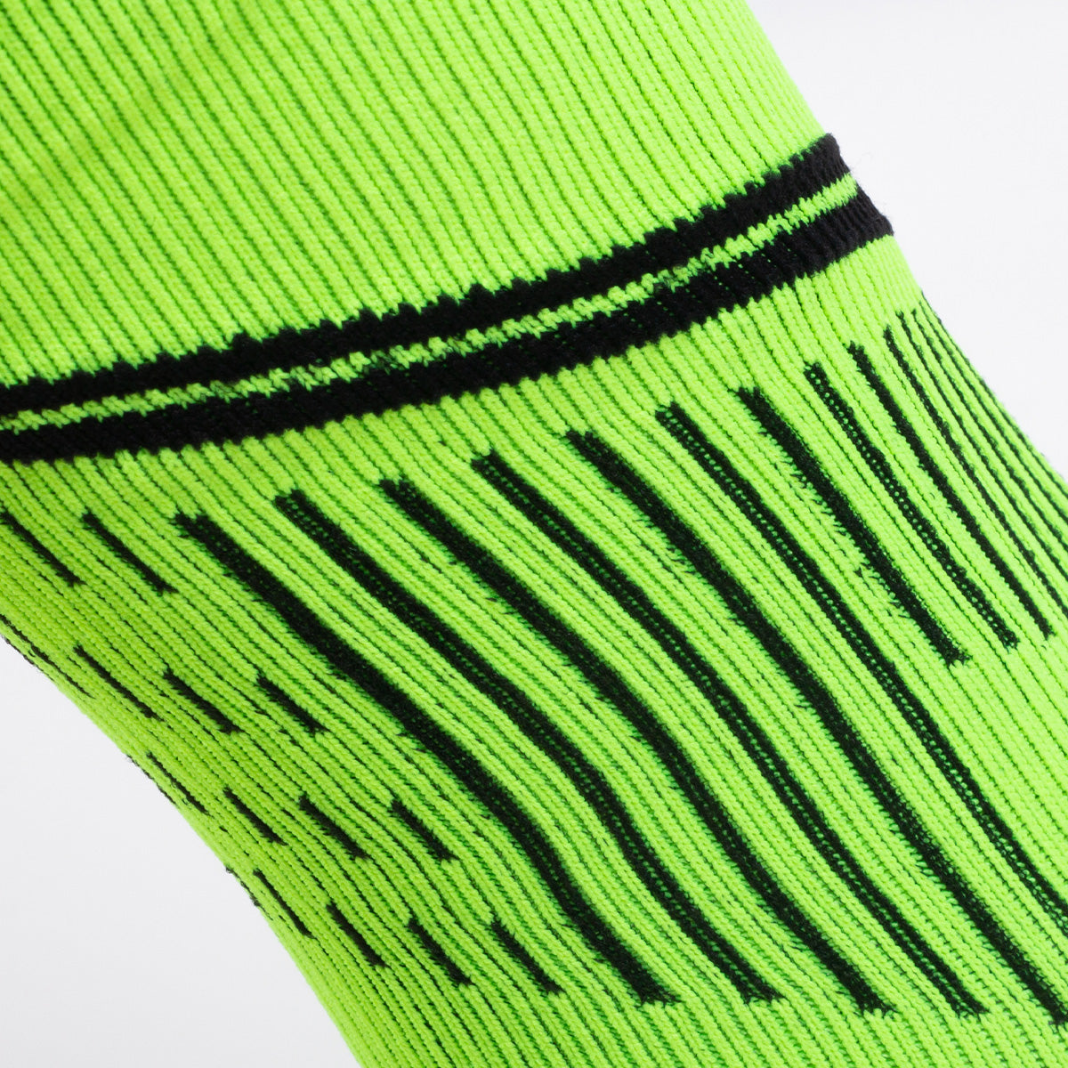 All-Weather High-Visibility Training Socks | OEM Neon Green-Black Daily Running Socks