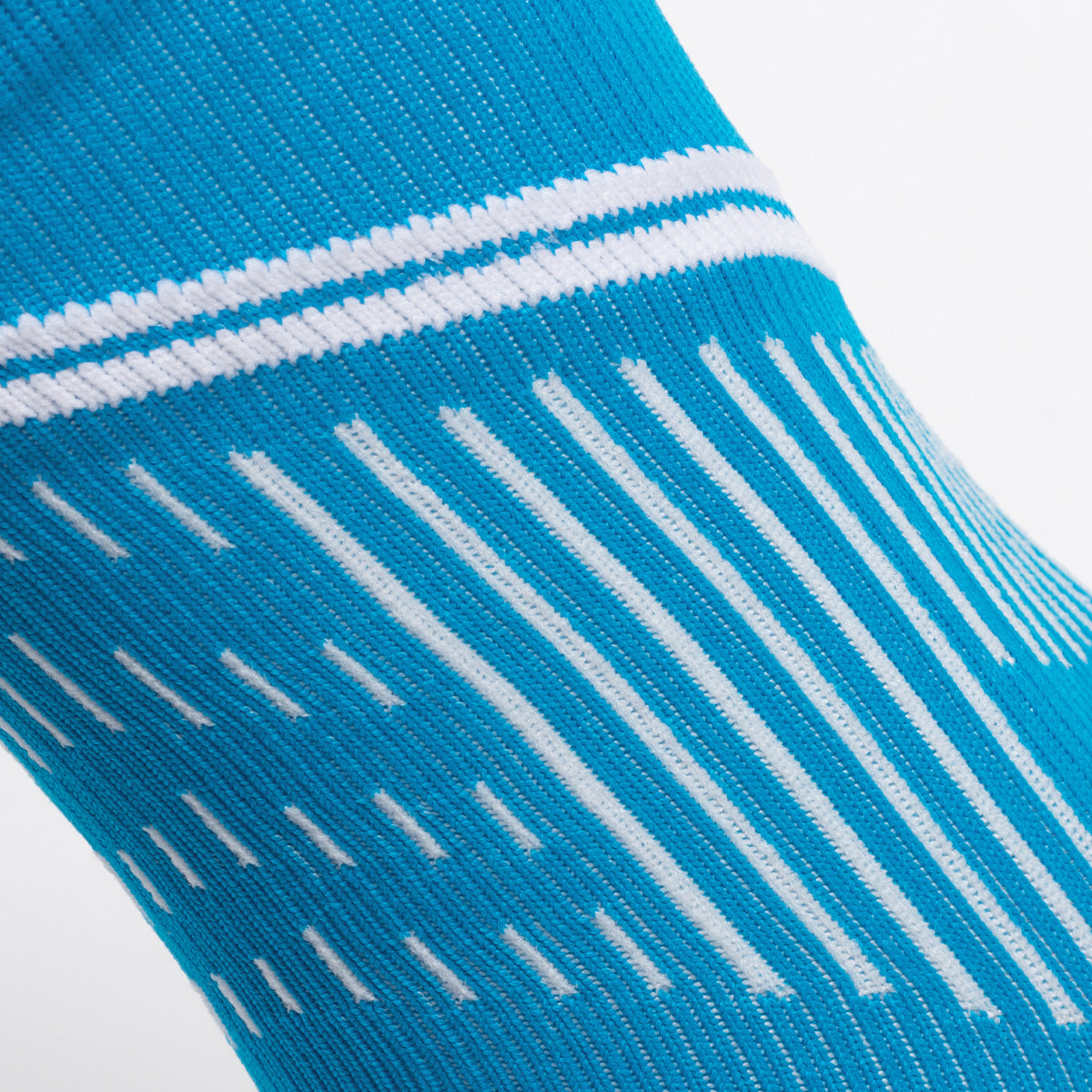 Summer Road Marathon Running Socks | OEM Breathable Quick-Dry Blue-White Athletic Socks