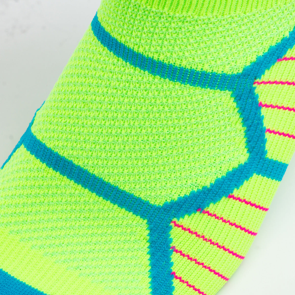 OEM Neon Green High-Visibility Mountain Bike Race Socks | 50 Pairs MOQ