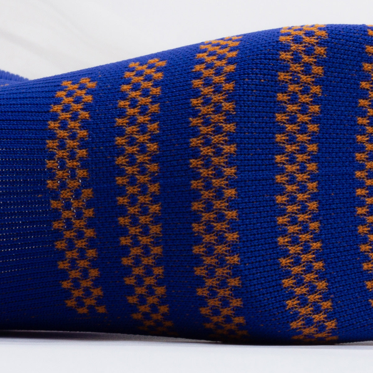 Marathon Running Compression Socks | OEM Mid-Distance Blue-Orange Athletic Socks