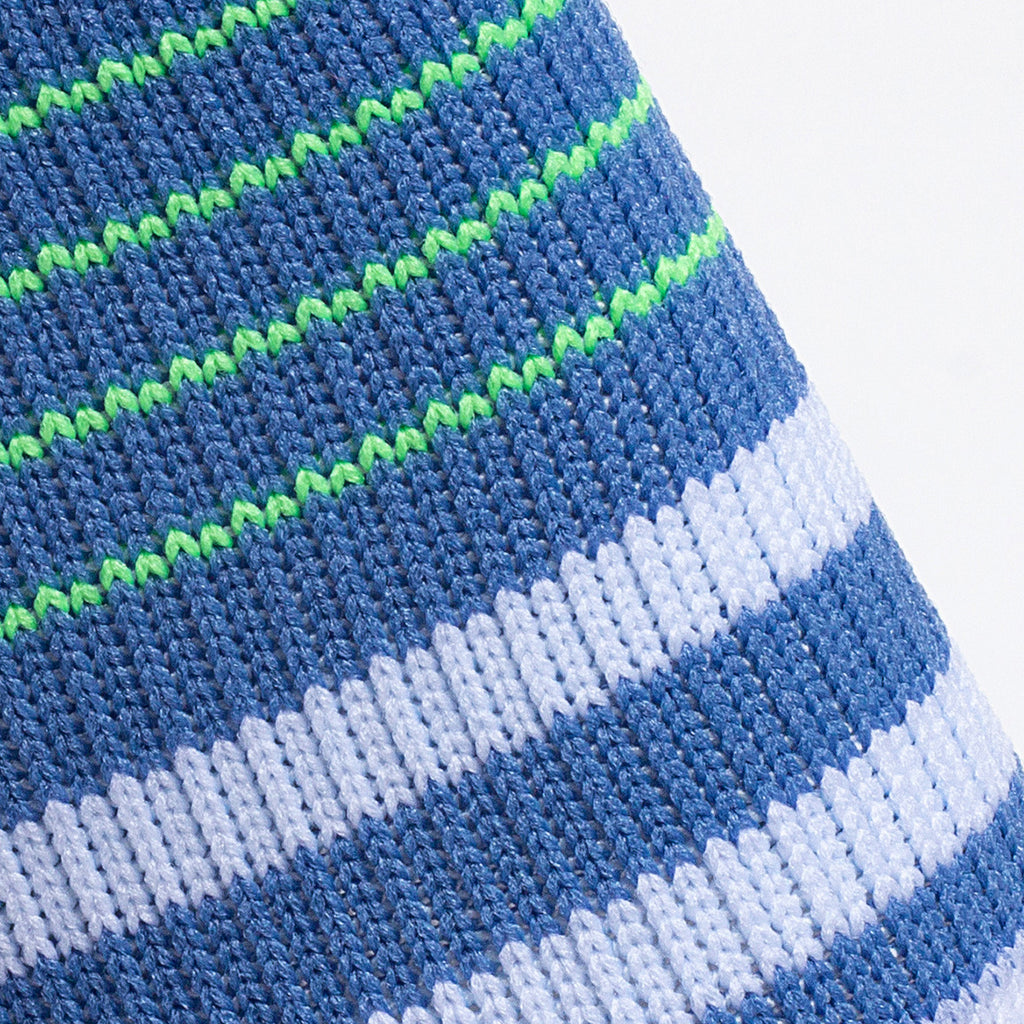 Customizable Light Blue White Road Cycling Socks | OEM Breathable Summer Bike Compression Socks