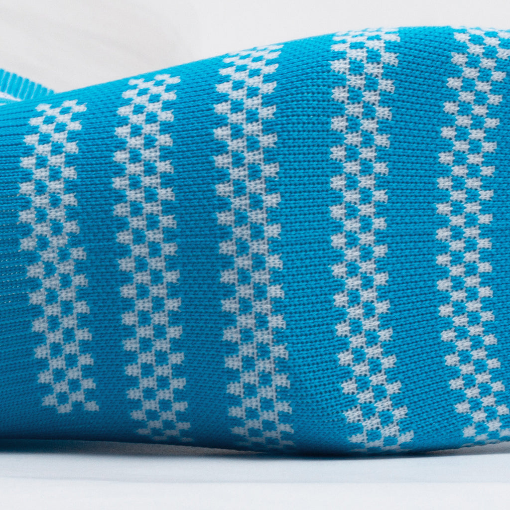 Summer Road Marathon Running Socks | OEM Breathable Quick-Dry Blue-White Athletic Socks