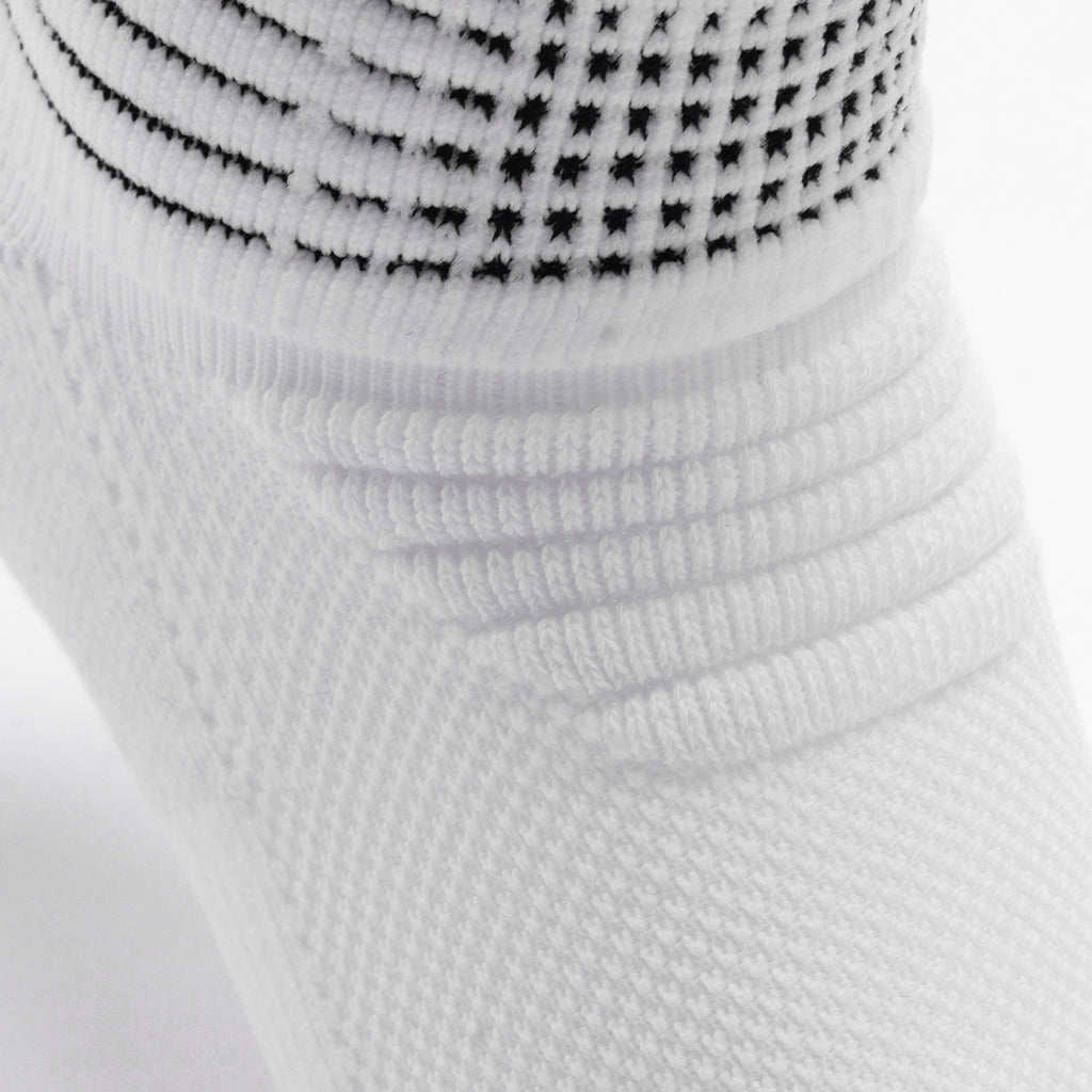 Custom Black White Quarter Crew Socks | OEM Multi-Sport Training Socks