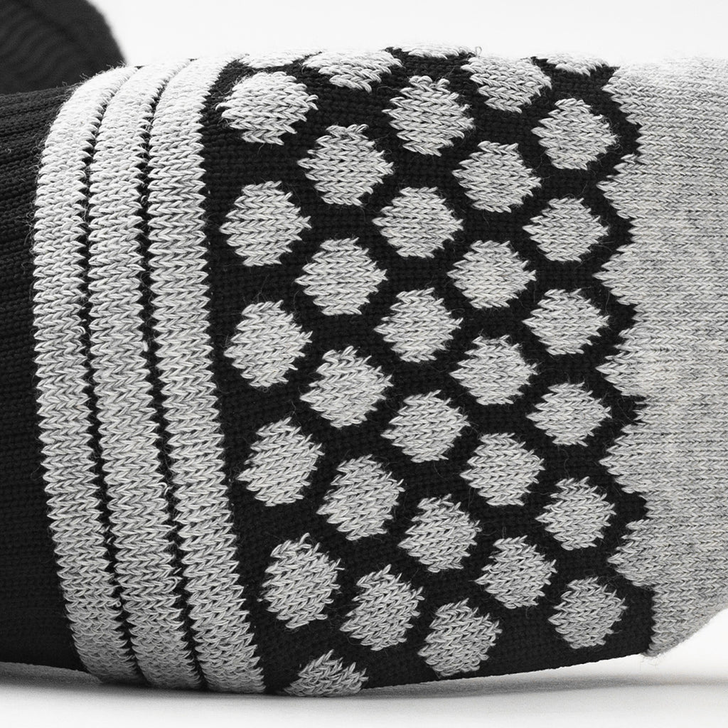 Black Evening Training Soccer Socks | Hard Court Anti-Slip