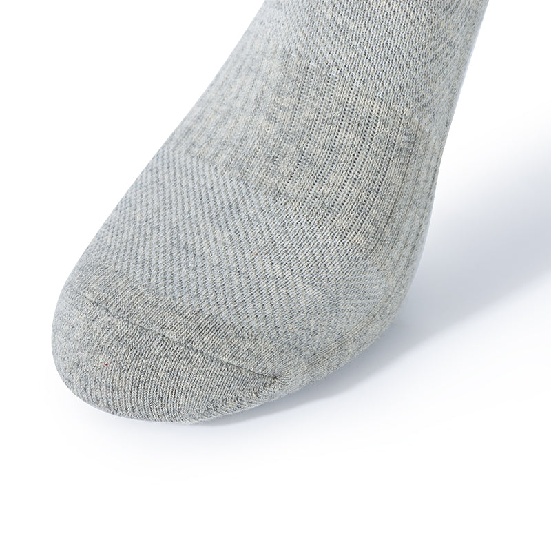 Tri-Color Mid-Cuff Everyday Socks | Customizable Logo & Stripe Socks