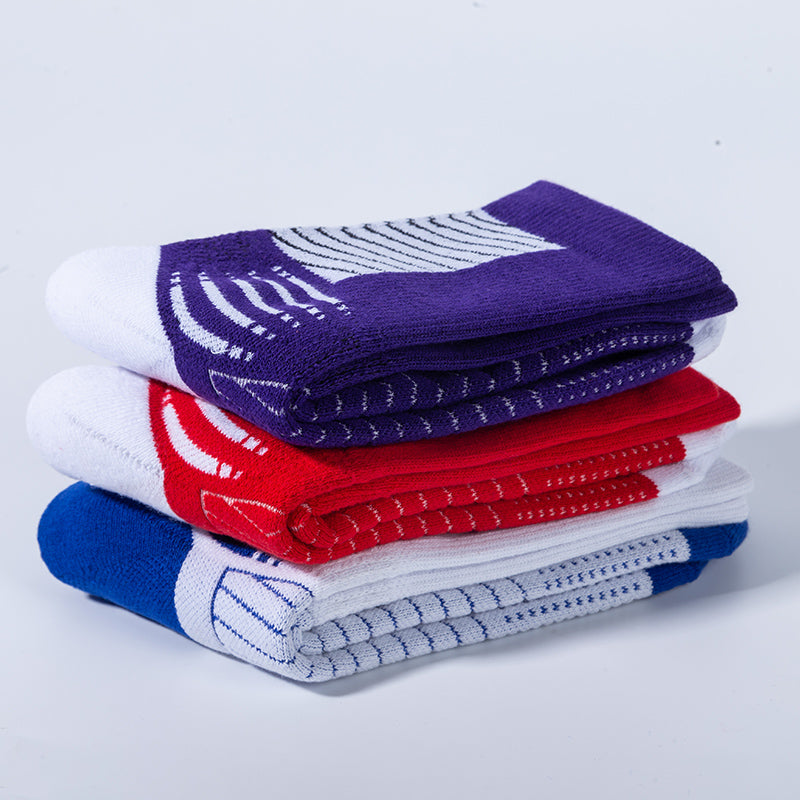 3D Zone Basketball Socks | Honeycomb Breathable, No Blisters