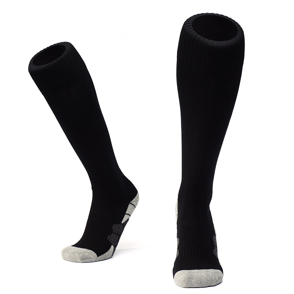 Knee-High Soccer Socks | OEM 5-Color Pack Anti-Slip Football Socks