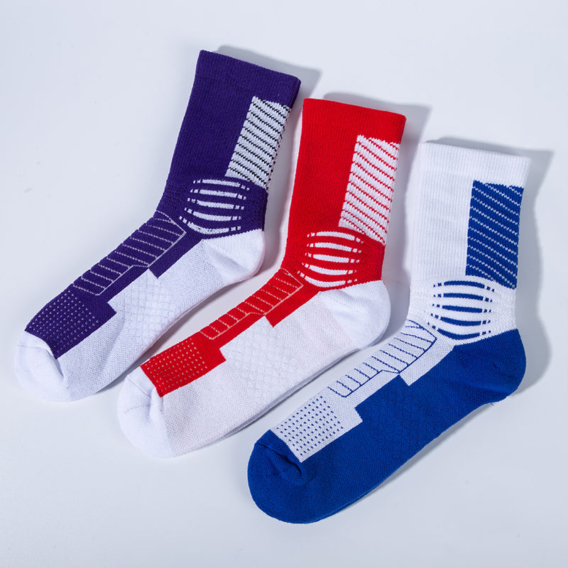 3D Zone Basketball Socks | Honeycomb Breathable, No Blisters