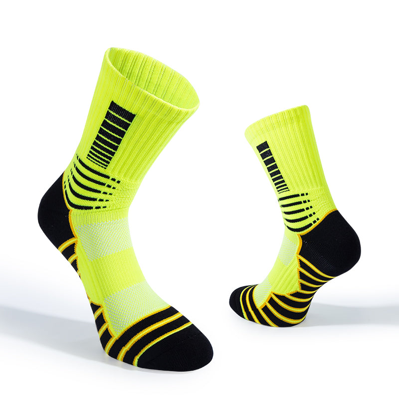 Pro Striped Basketball Socks | No Blisters, Stay Dry
