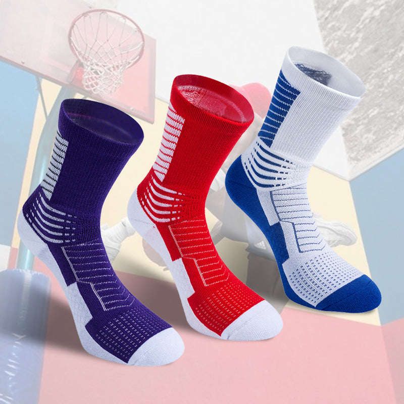 3D Zone Basketball Socks | Honeycomb Breathable, No Blisters