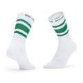 Customizable Letter & Striped Crew Socks | OEM Custom Logo Retro Streetwear Socks | 50 Pairs MOQ for Brands