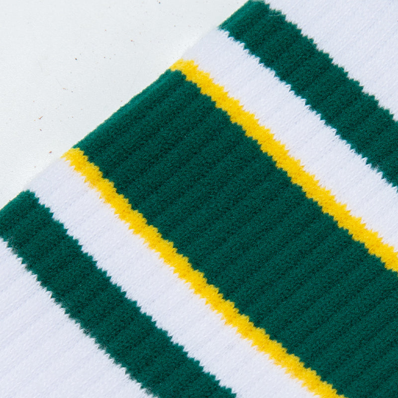 Customizable Letter & Striped Crew Socks | OEM Custom Logo Retro Streetwear Socks | 50 Pairs MOQ for Brands