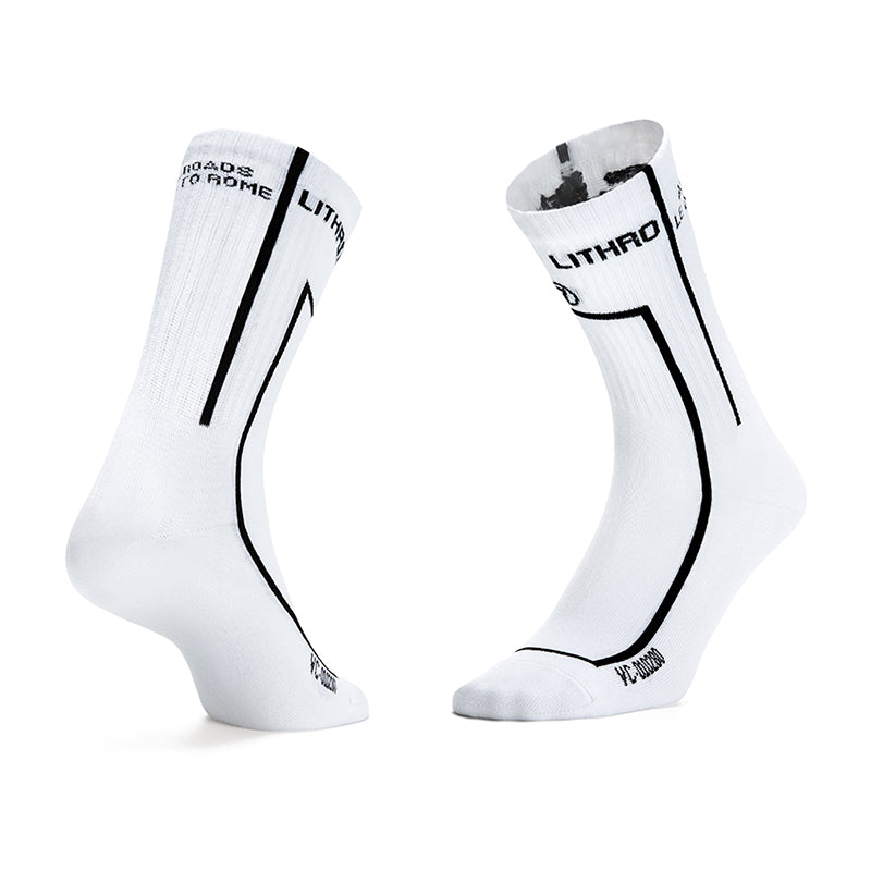 Techwear Geometric Crew Socks