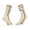 Beige Neutral Techwear Crew Socks