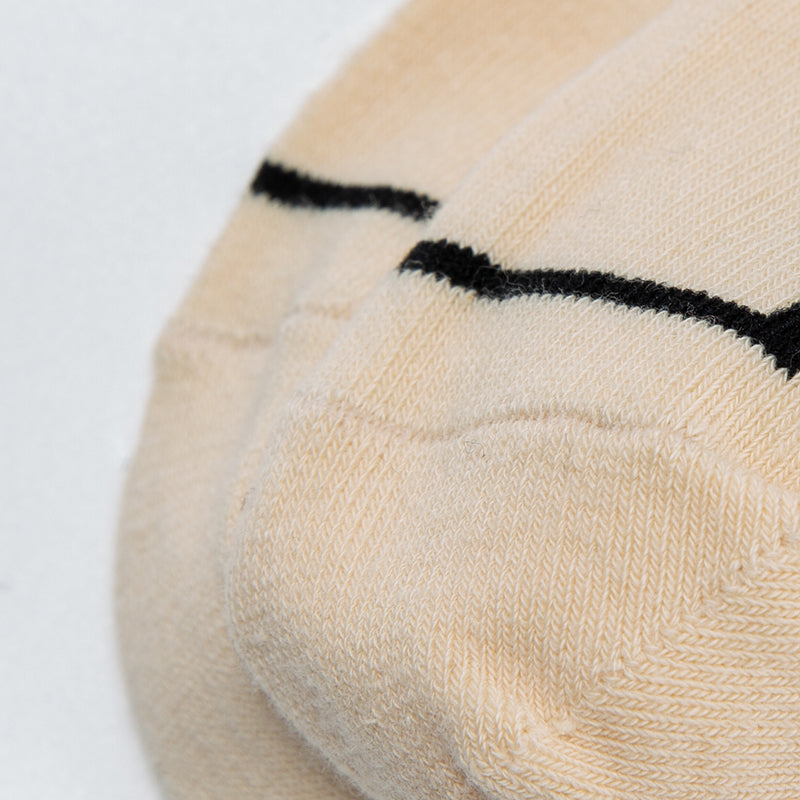 Beige Neutral Techwear Crew Socks