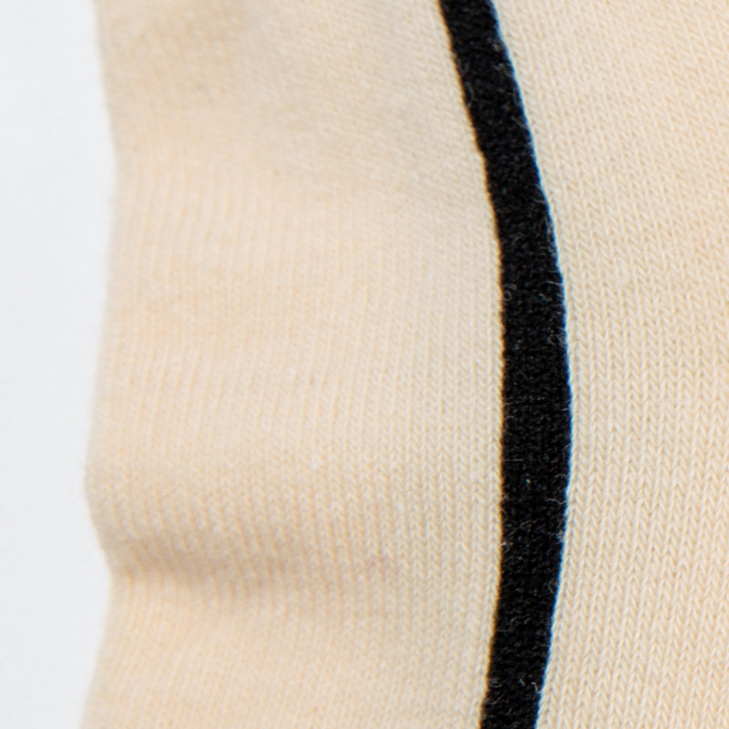 Beige Neutral Techwear Crew Socks