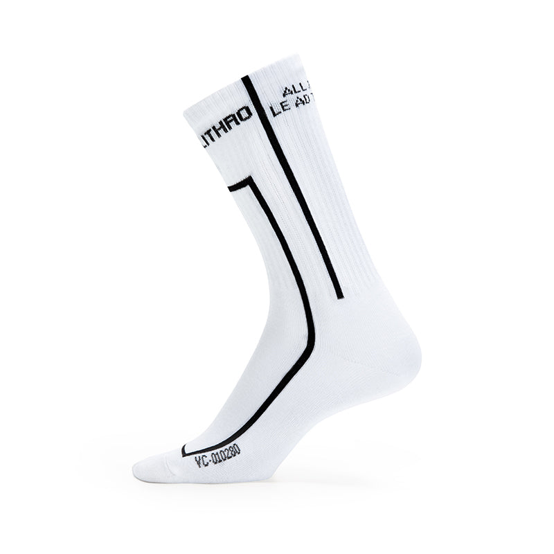 Techwear Geometric Crew Socks